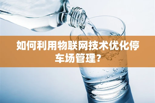 如何利用物联网技术优化停车场管理？