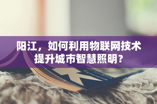 阳江，如何利用物联网技术提升城市智慧照明？