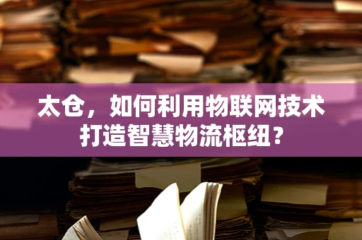 太仓，如何利用物联网技术打造智慧物流枢纽？