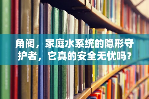角阀，家庭水系统的隐形守护者，它真的安全无忧吗？