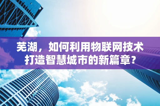 芜湖，如何利用物联网技术打造智慧城市的新篇章？