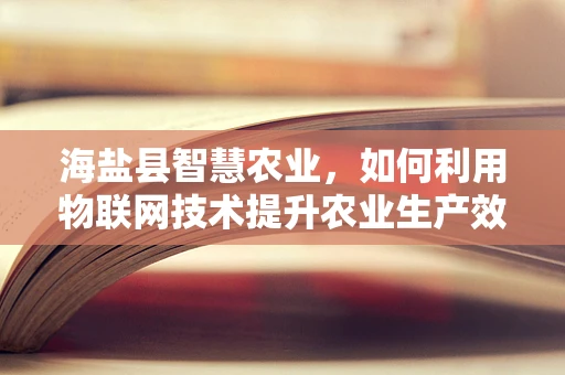 海盐县智慧农业，如何利用物联网技术提升农业生产效率？