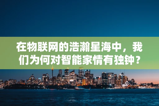 在物联网的浩瀚星海中，我们为何对智能家情有独钟？