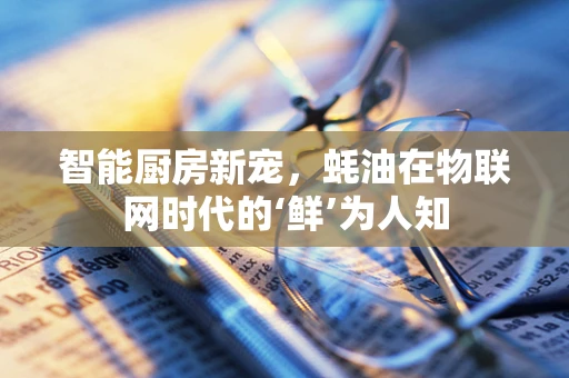 智能厨房新宠，蚝油在物联网时代的‘鲜’为人知