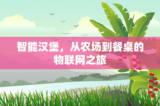智能汉堡，从农场到餐桌的物联网之旅