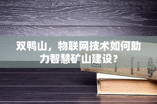 双鸭山，物联网技术如何助力智慧矿山建设？