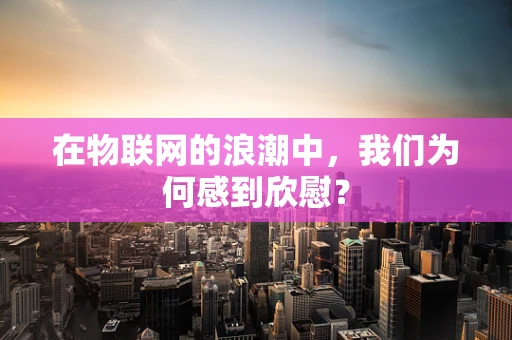 在物联网的浪潮中，我们为何感到欣慰？