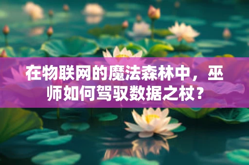 在物联网的魔法森林中，巫师如何驾驭数据之杖？
