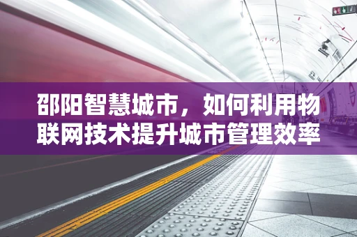 邵阳智慧城市，如何利用物联网技术提升城市管理效率？