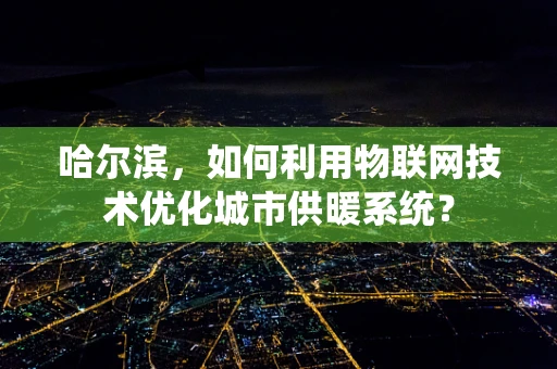 哈尔滨，如何利用物联网技术优化城市供暖系统？