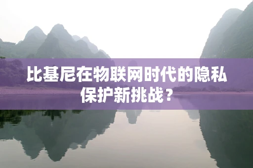 比基尼在物联网时代的隐私保护新挑战？