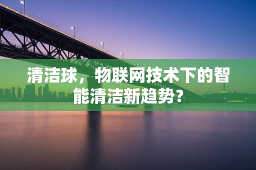 清洁球，物联网技术下的智能清洁新趋势？