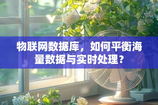 物联网数据库，如何平衡海量数据与实时处理？