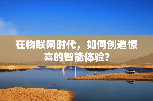 在物联网时代，如何创造惊喜的智能体验？