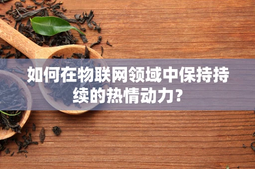 如何在物联网领域中保持持续的热情动力？