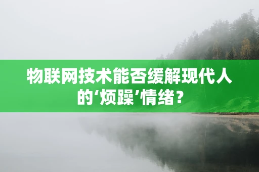 物联网技术能否缓解现代人的‘烦躁’情绪？