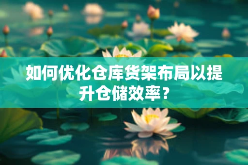 如何优化仓库货架布局以提升仓储效率？