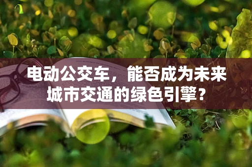 电动公交车，能否成为未来城市交通的绿色引擎？