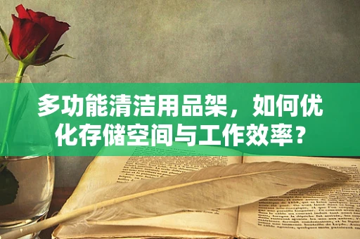 多功能清洁用品架，如何优化存储空间与工作效率？