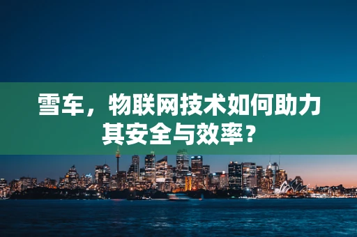 雪车，物联网技术如何助力其安全与效率？