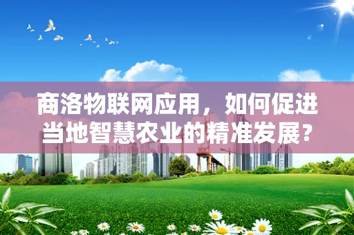 商洛物联网应用，如何促进当地智慧农业的精准发展？
