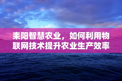 耒阳智慧农业，如何利用物联网技术提升农业生产效率？