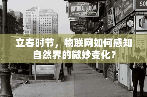 立春时节，物联网如何感知自然界的微妙变化？