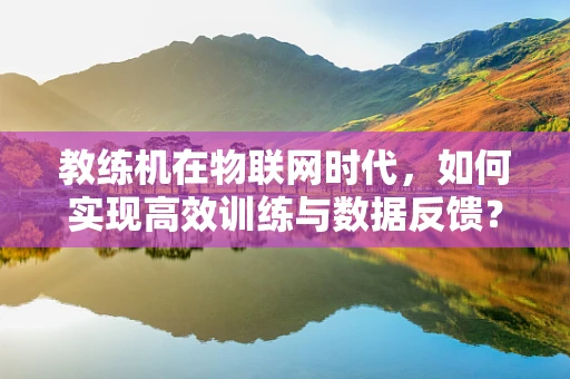 教练机在物联网时代，如何实现高效训练与数据反馈？