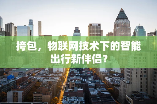 挎包，物联网技术下的智能出行新伴侣？