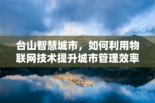 台山智慧城市，如何利用物联网技术提升城市管理效率？