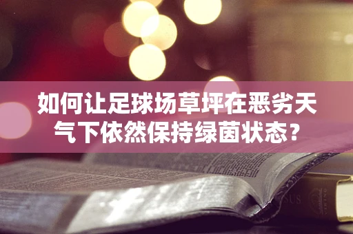 如何让足球场草坪在恶劣天气下依然保持绿茵状态？