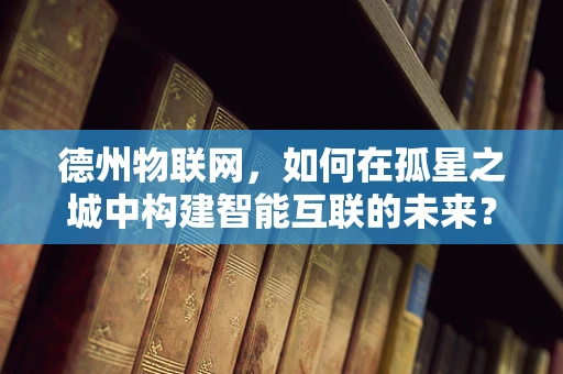 德州物联网，如何在孤星之城中构建智能互联的未来？