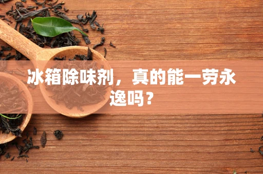 冰箱除味剂，真的能一劳永逸吗？