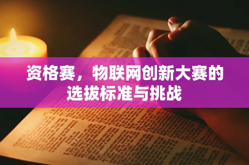 资格赛，物联网创新大赛的选拔标准与挑战