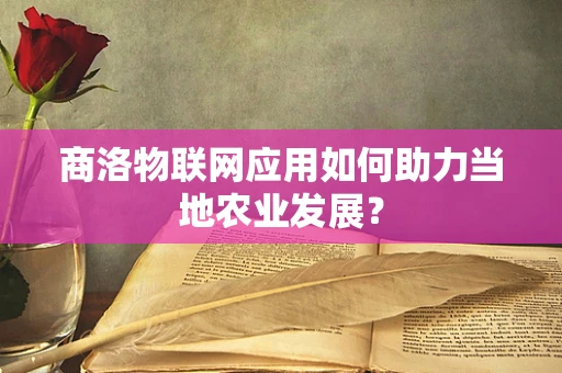 商洛物联网应用如何助力当地农业发展？
