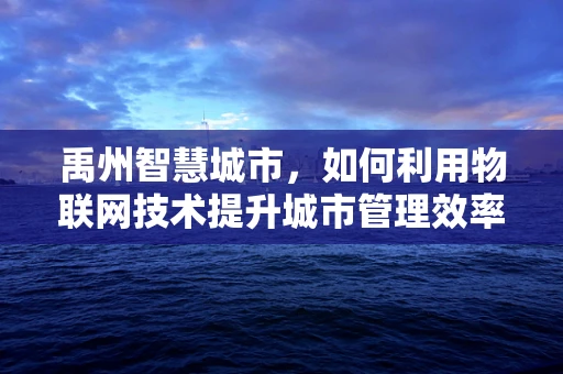 禹州智慧城市，如何利用物联网技术提升城市管理效率？