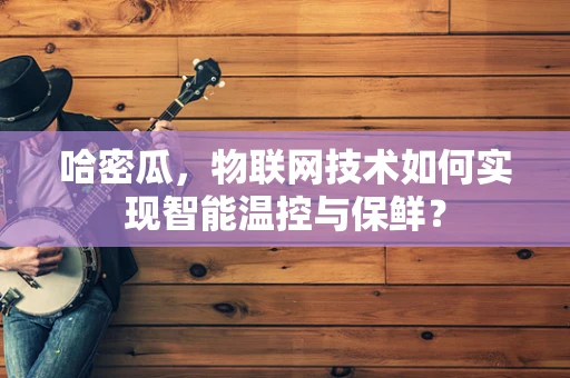 哈密瓜，物联网技术如何实现智能温控与保鲜？