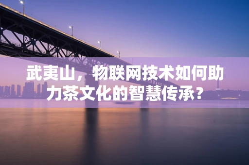 武夷山，物联网技术如何助力茶文化的智慧传承？