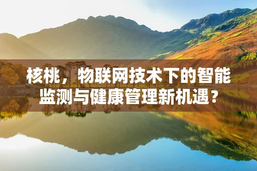 核桃，物联网技术下的智能监测与健康管理新机遇？