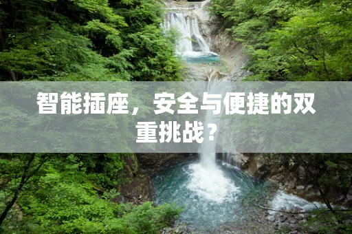 智能插座，安全与便捷的双重挑战？