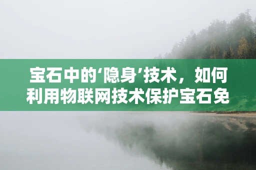 宝石中的‘隐身’技术，如何利用物联网技术保护宝石免受盗窃？