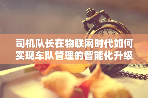 司机队长在物联网时代如何实现车队管理的智能化升级？