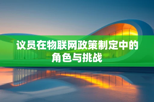 议员在物联网政策制定中的角色与挑战