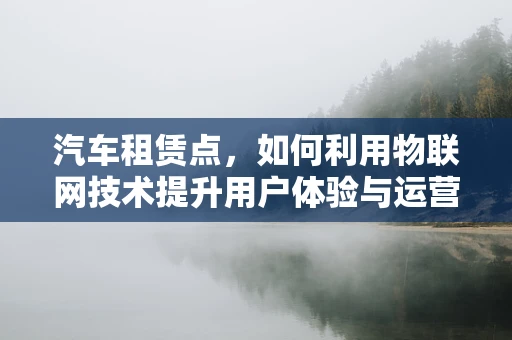 汽车租赁点，如何利用物联网技术提升用户体验与运营效率？