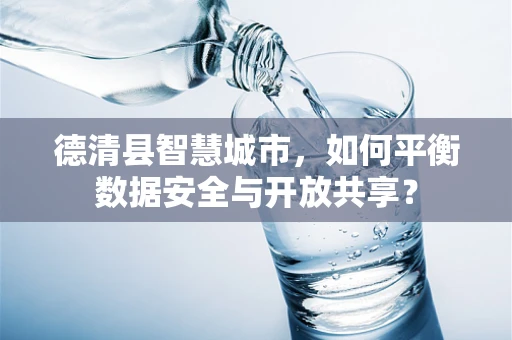 德清县智慧城市，如何平衡数据安全与开放共享？