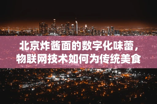 北京炸酱面的数字化味蕾，物联网技术如何为传统美食注入新活力？