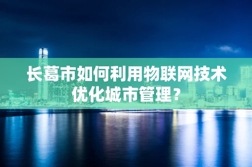 长葛市如何利用物联网技术优化城市管理？