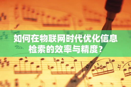 如何在物联网时代优化信息检索的效率与精度？