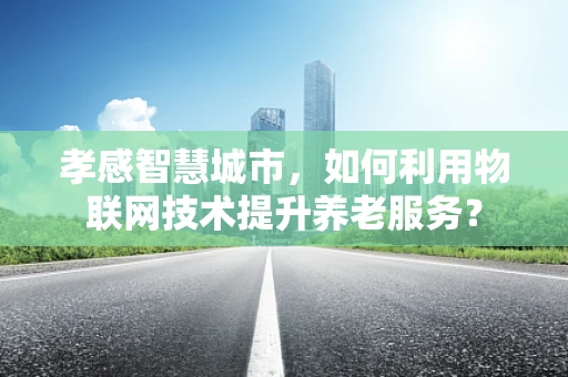 孝感智慧城市，如何利用物联网技术提升养老服务？