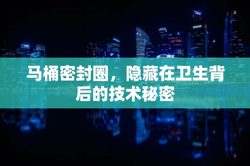 马桶密封圈，隐藏在卫生背后的技术秘密